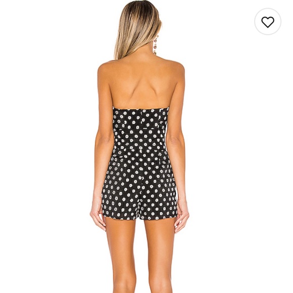 NWOT Michael Costello B&W Romper - Picture 3 of 8